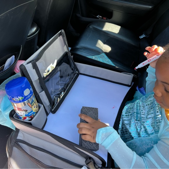 Traveling with Kids Made Easy with Our Safe, Fun, & Convenient Kids Travel Tray! - Picture 4 of 4